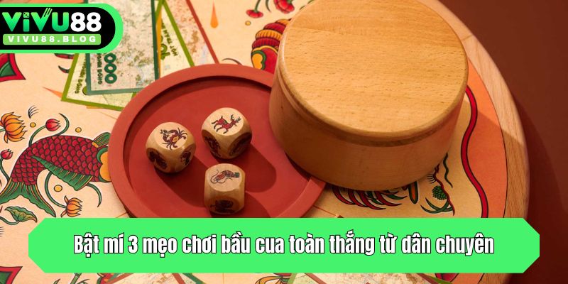 Bật mí 3 mẹo chơi bầu cua toàn thắng từ dân chuyên