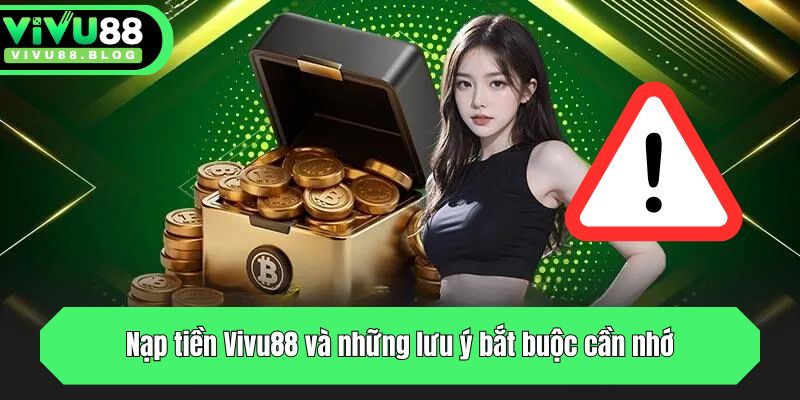 Nạp tiền Vivu88 và những lưu ý bắt buộc cần nhớ