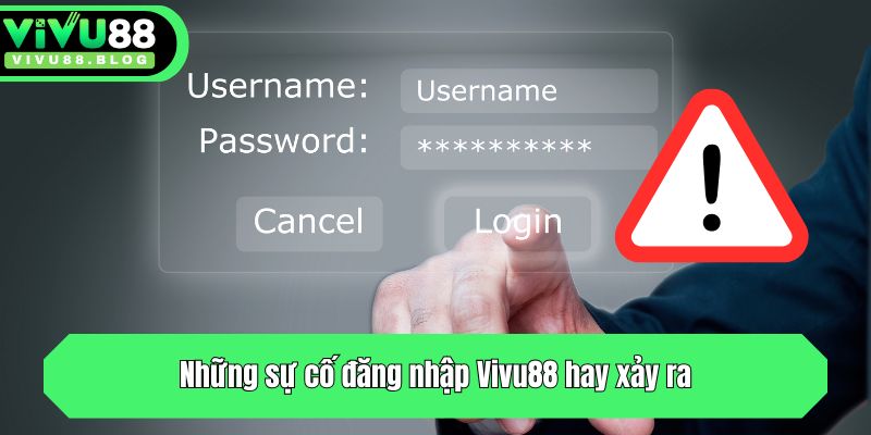 Những sự cố đăng nhập Vivu88 hay xảy ra
